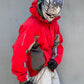 Salomon 00s Red Tri-Tone Waterproof Technical SmartSkin Jacket - Size L