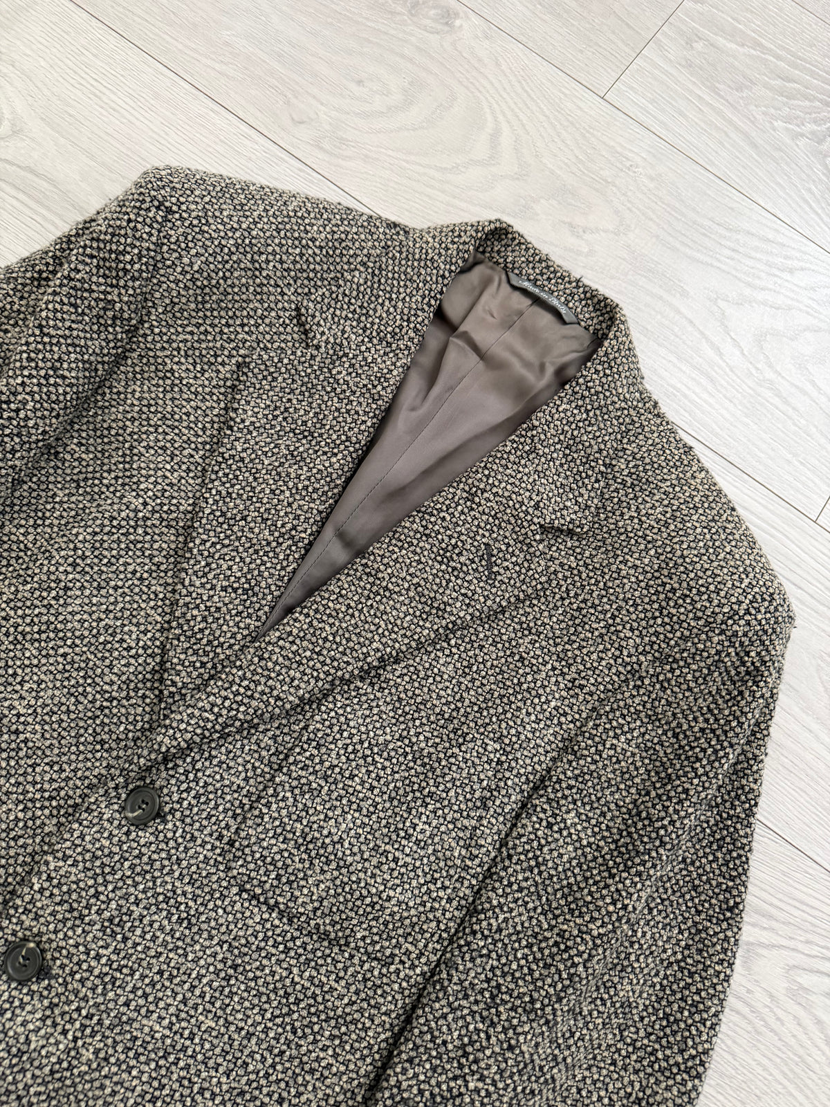 Canali 1980s 3B Textured Soft Wool Sport Jacket Blazer - Size M