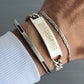 Jean Paul Gaultier 00s Distressed ID Bracelet
