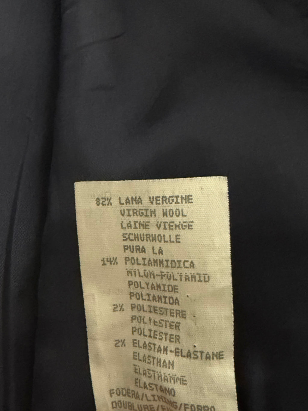 Emporio Armani 1990s 3B Double Pleat Ribbed Weave Draped Wool Suit - Size L Jacket / 34" Waist