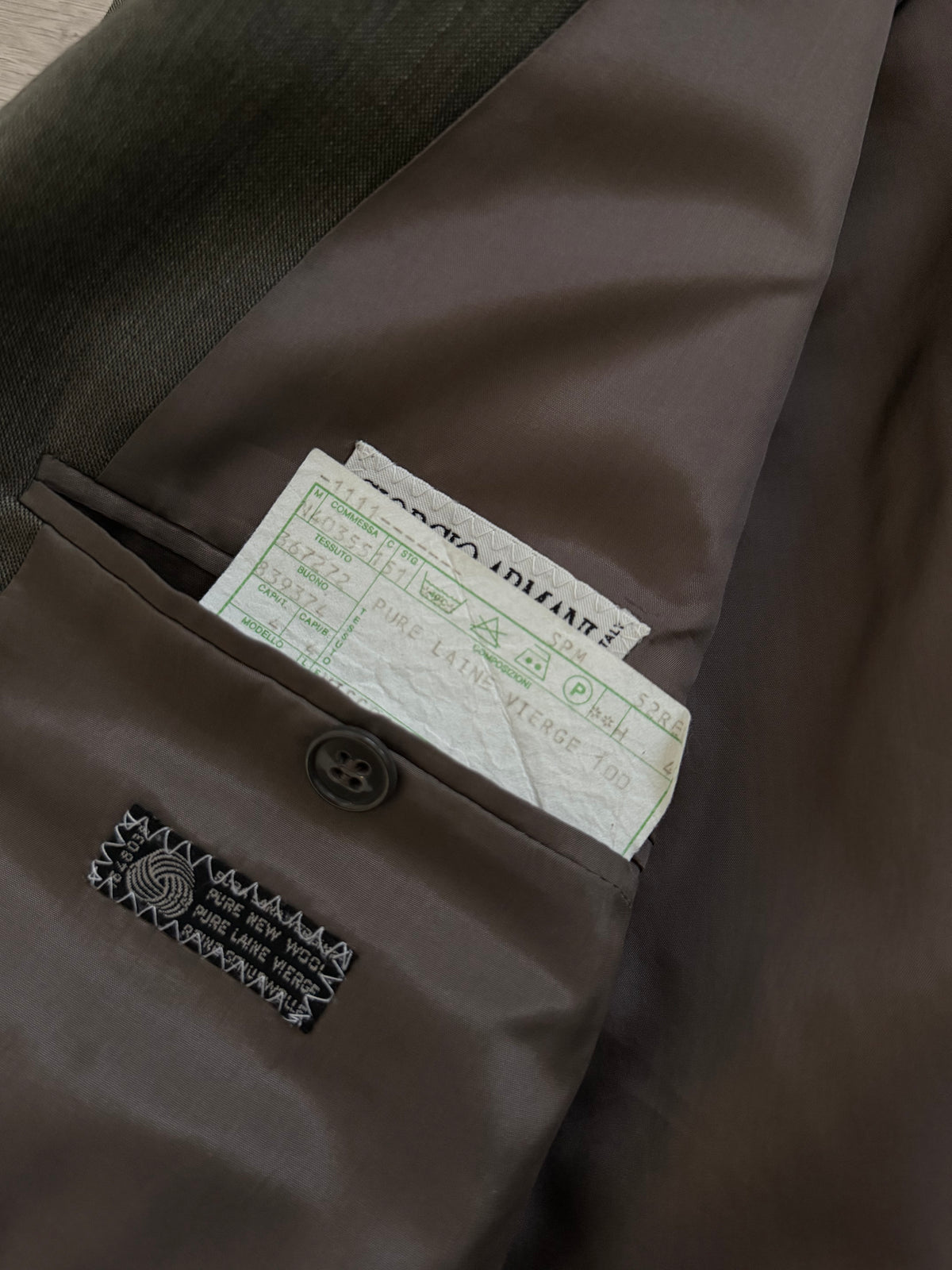 Giorgio Armani 1980s Peaked Lapel Double Breasted Wool Sport Jacket Blazer - Size XL
