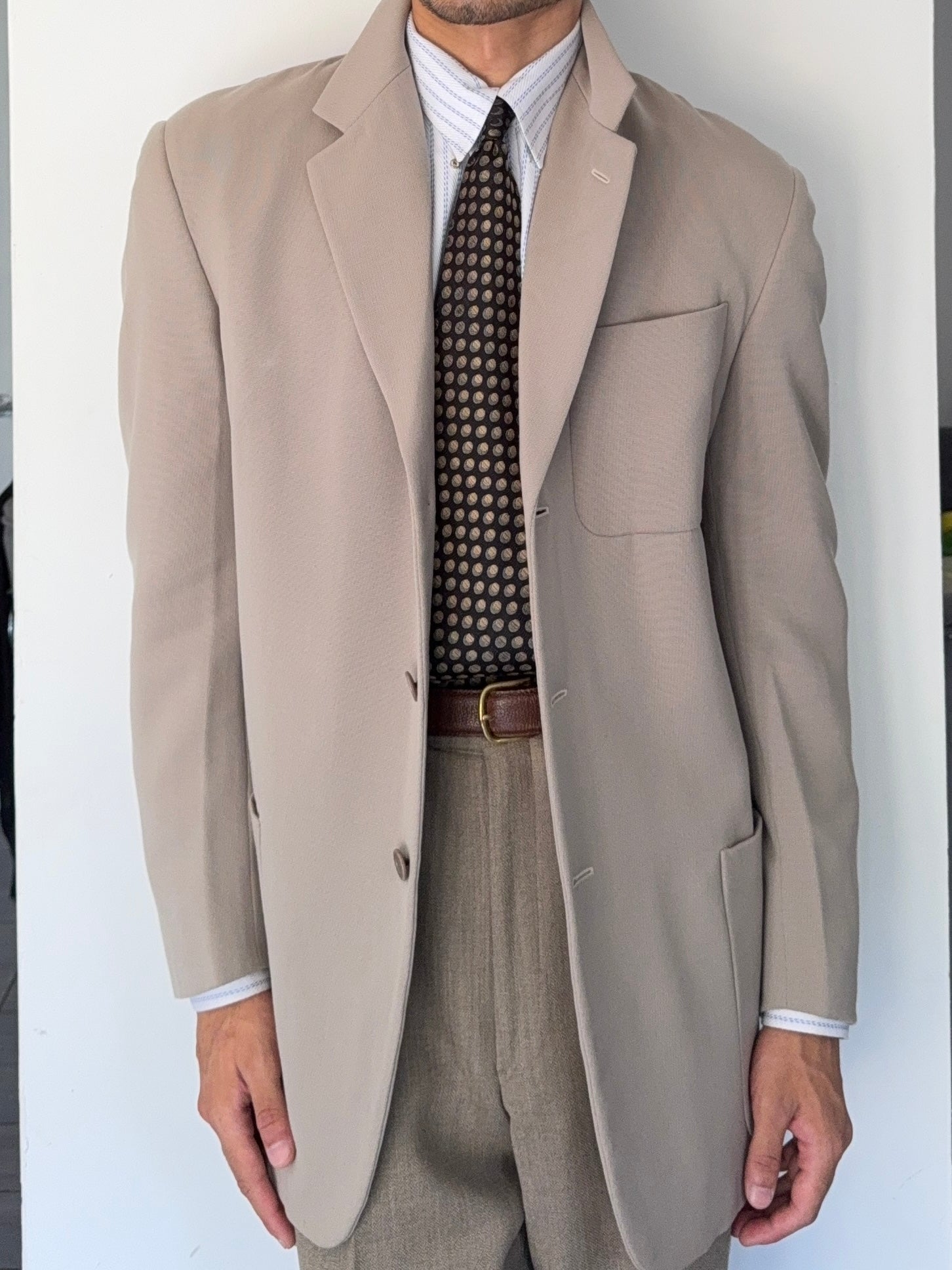 90s giorgio armani 2B ブレザー Giorgio Armani Black Label 1990s 2B Textured Sports Jacket Blazer