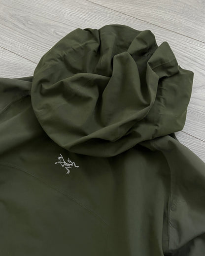 Arcteryx 00s Green Stingray Gore-Windstopper Waterproof Technical Jacket - Size L