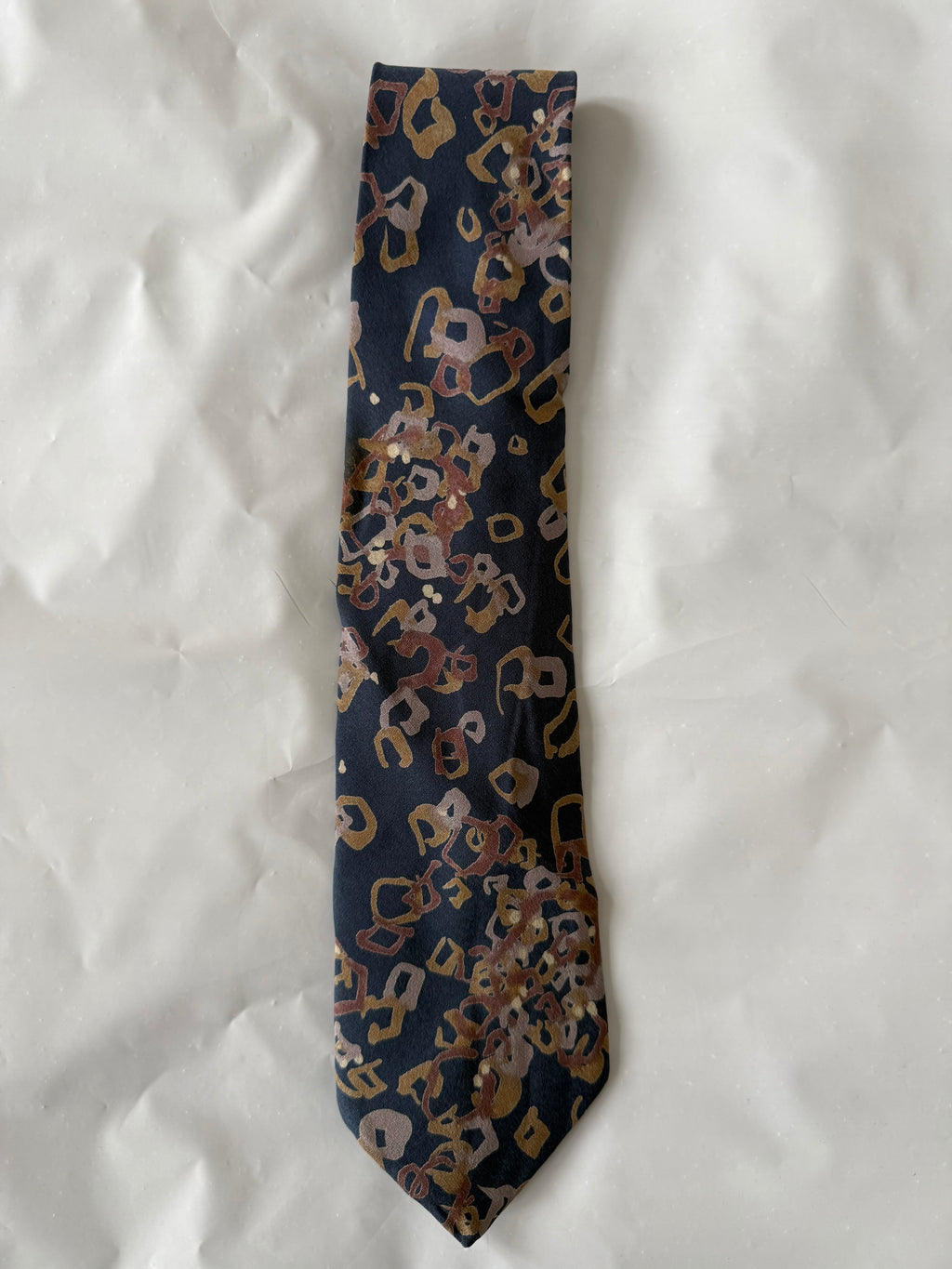 Issey Miyake 1990s Silk Tie