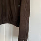 Prada Mainline AW2004 Brown Leather Jacket - Size L