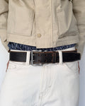 Oakley 00s Mechanical Utility Leather Belt - Size 32 to 36