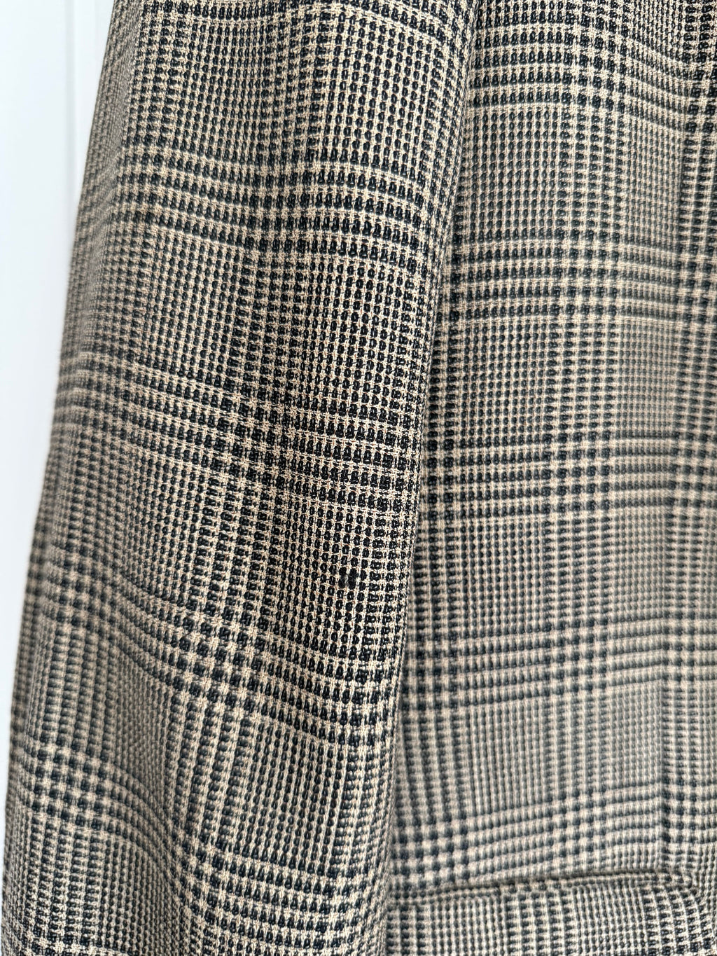 Valentino 1980s Wool Check Sports Jacket Blazer - Size XXL