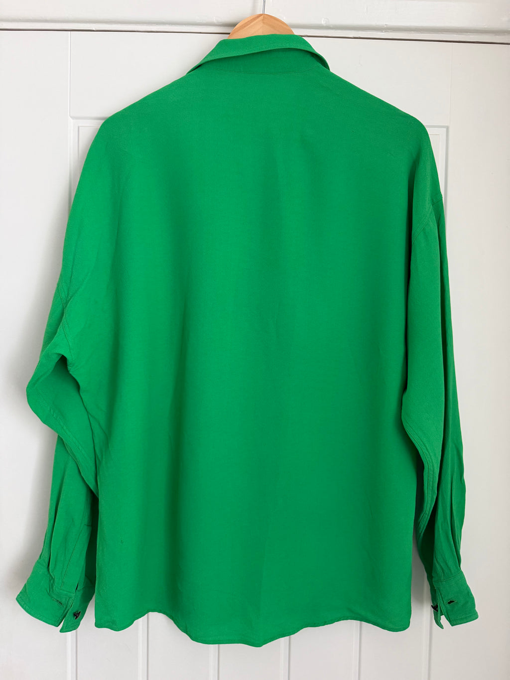 Versace 1990s Relaxed Silk Shirt - Size S