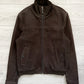 Prada Mainline AW2004 Brown Leather Jacket - Size L