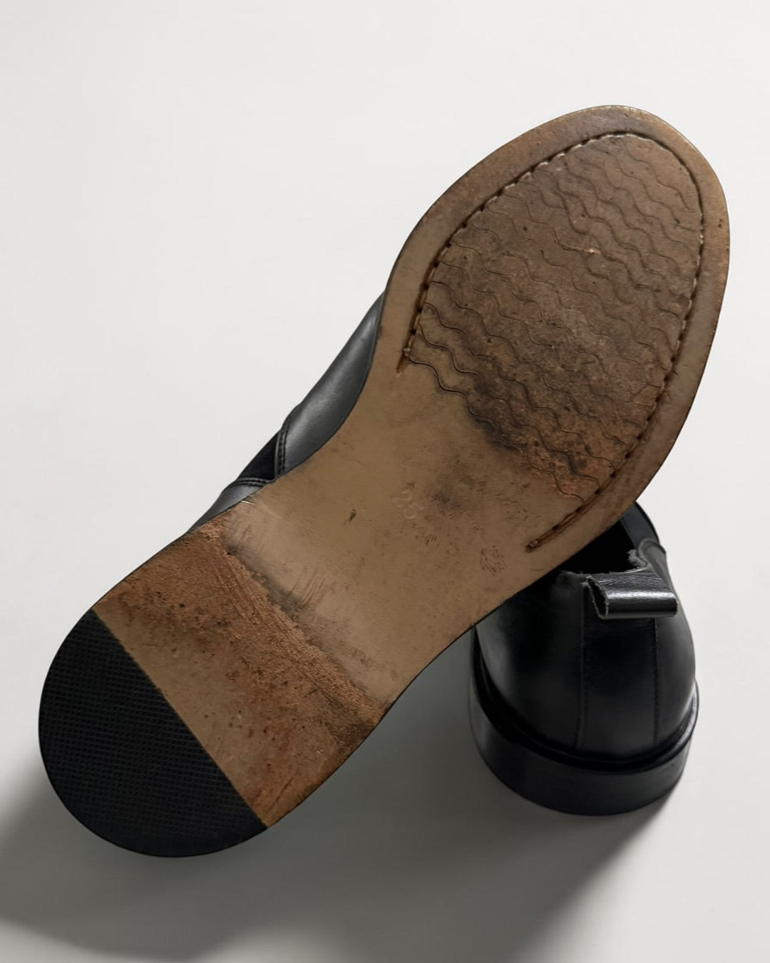 Issey Miyake Vintage Slip-On Leather Derby Shoes - Size US7