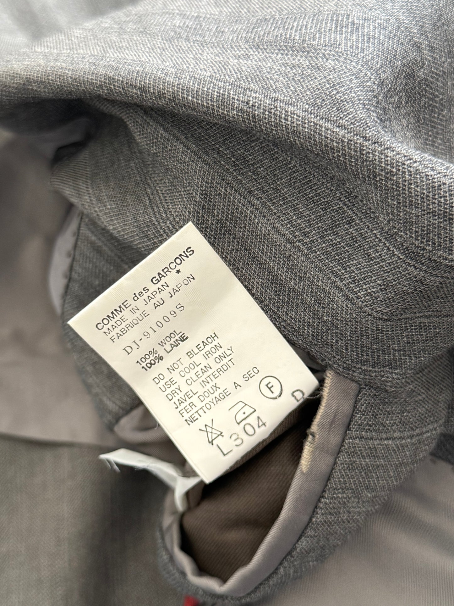 Comme Des Garcons Homme Deux 1989 Double-Breasted Pleated Suit - Size S Jacket / 32" Waist