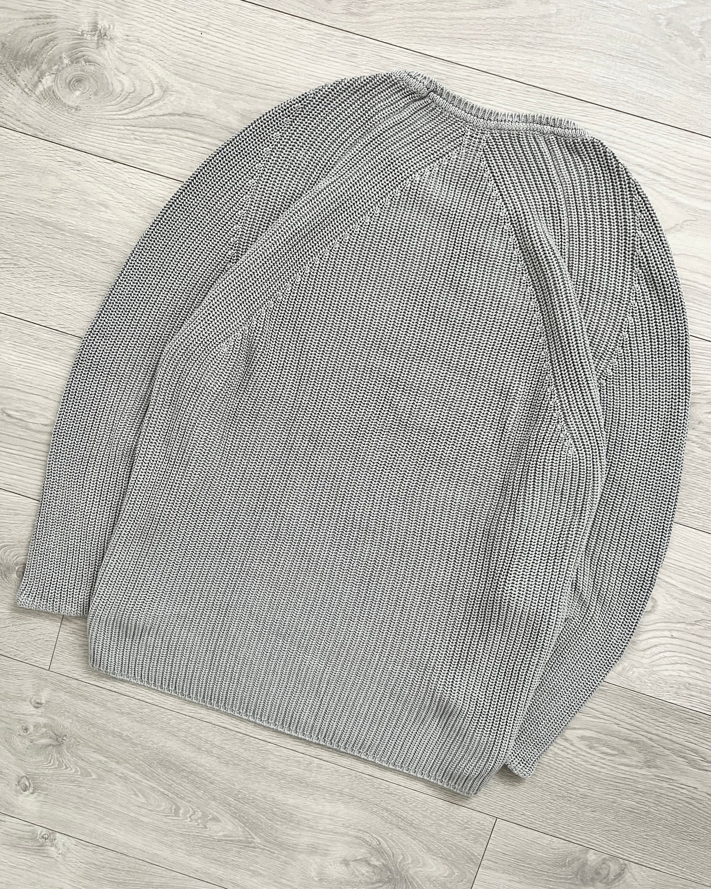 Jil Sander by Raf Simons 00s Raglan Ribbed Knit Sweater - Size M