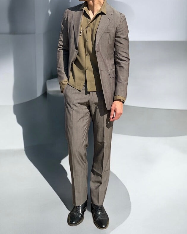 Prada Mainline SS2001 Runway Unlined Suit - Size S Jacket / 30" Waist
