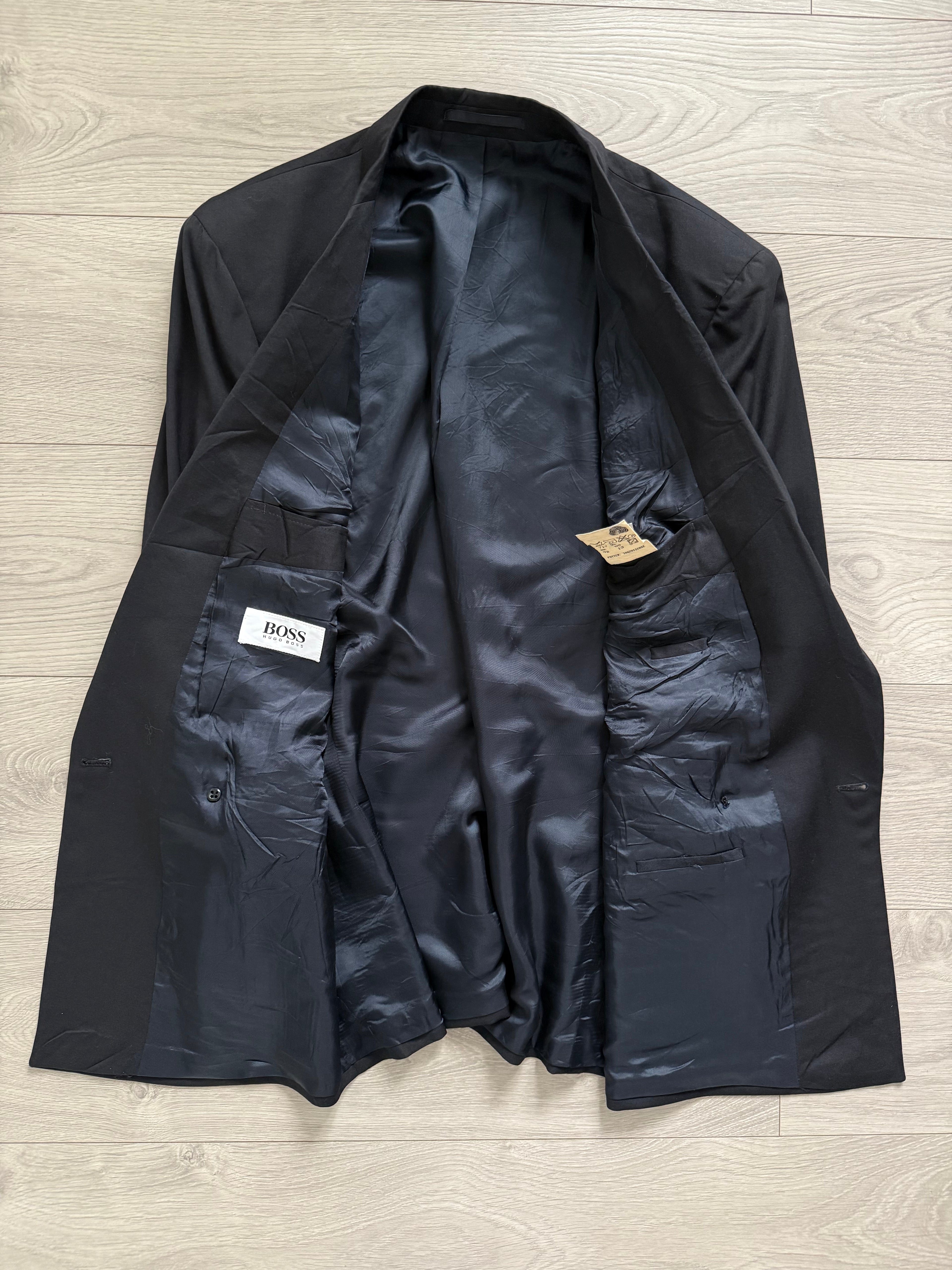 Hugo Boss 1980s 'Al Capone' Double Breasted Peaked Lapel Sports Jacket Blazer - Size M