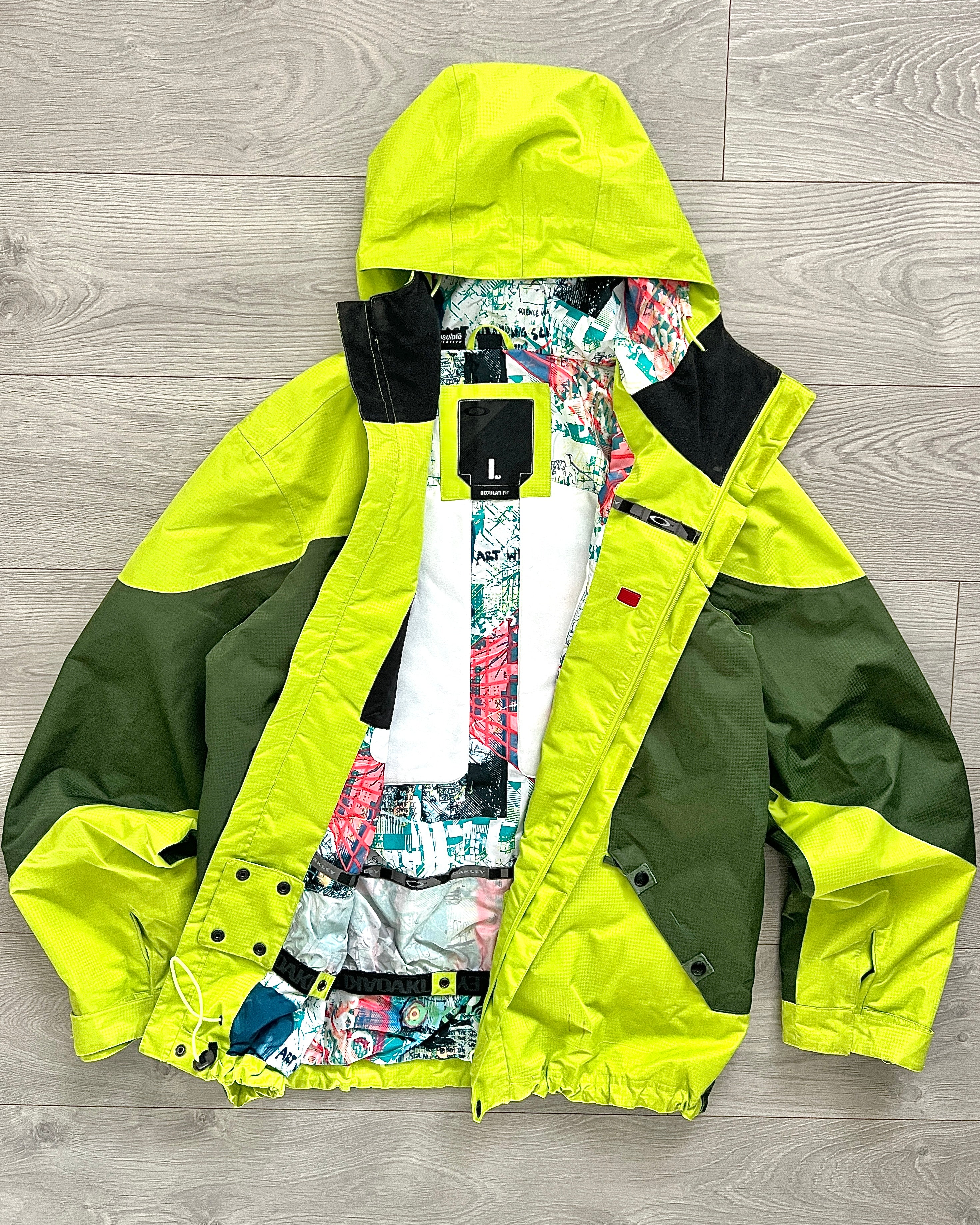 Oakley FW2010 Fleece Mapped Thinsulate Waterproof Tech Jacket - Size L