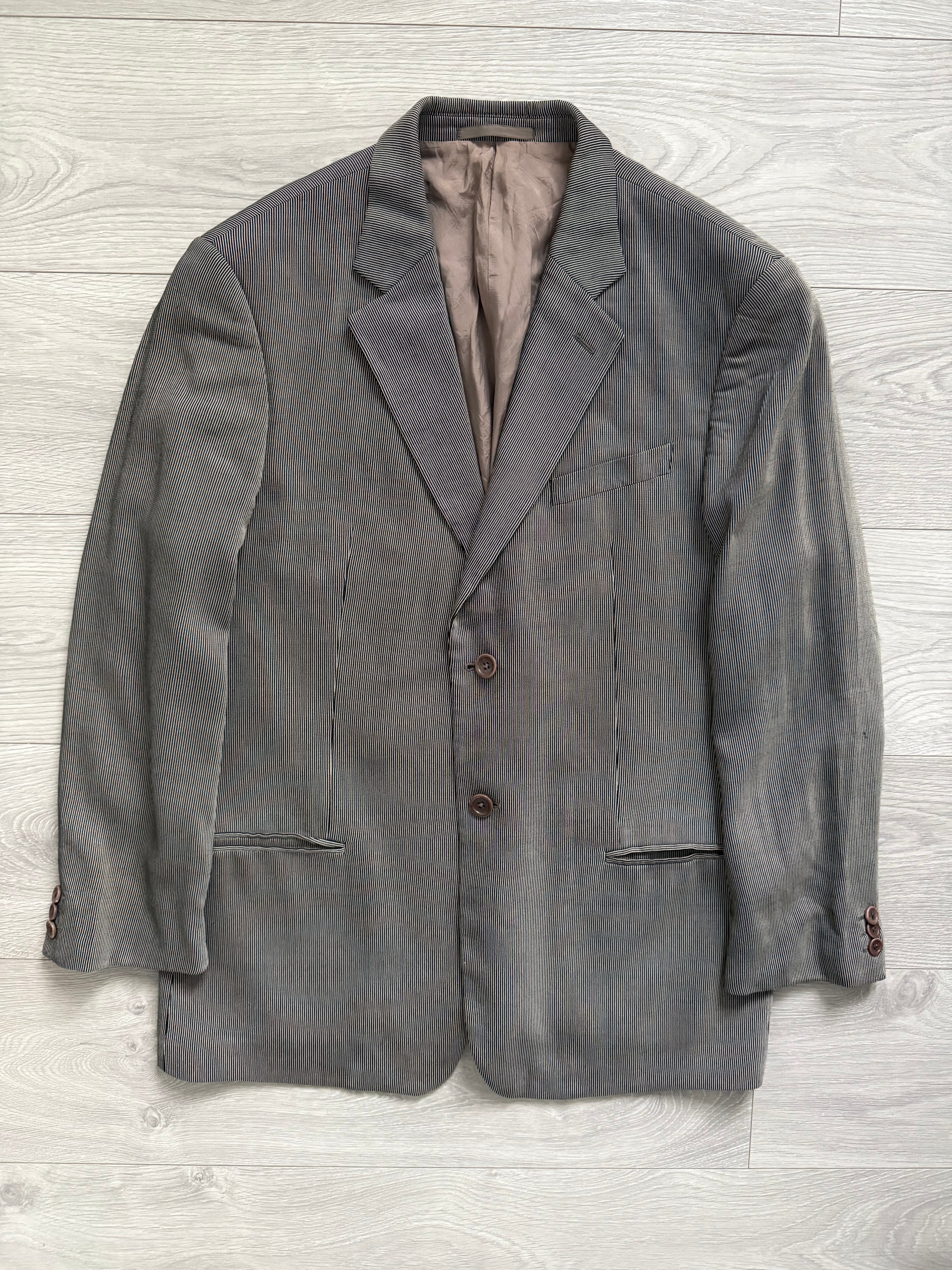 Armani 2000s Draped 2B Wool Blend Suit  - Size M Jacket / 32" Waist