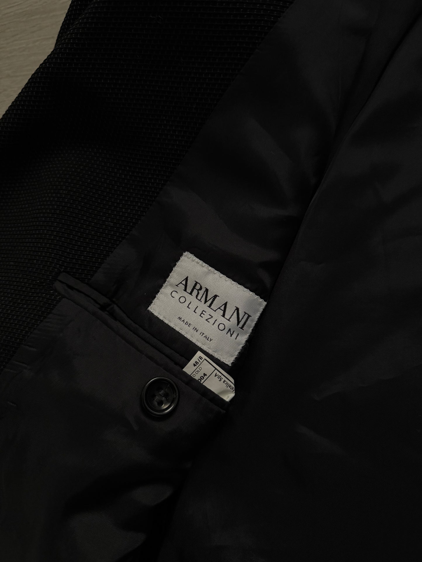 Armani 1990s Pleated 3B Textured Suit - Size M Jacket / 32" Waist