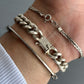Jean Paul Gaultier 00s Distressed ID Bracelet