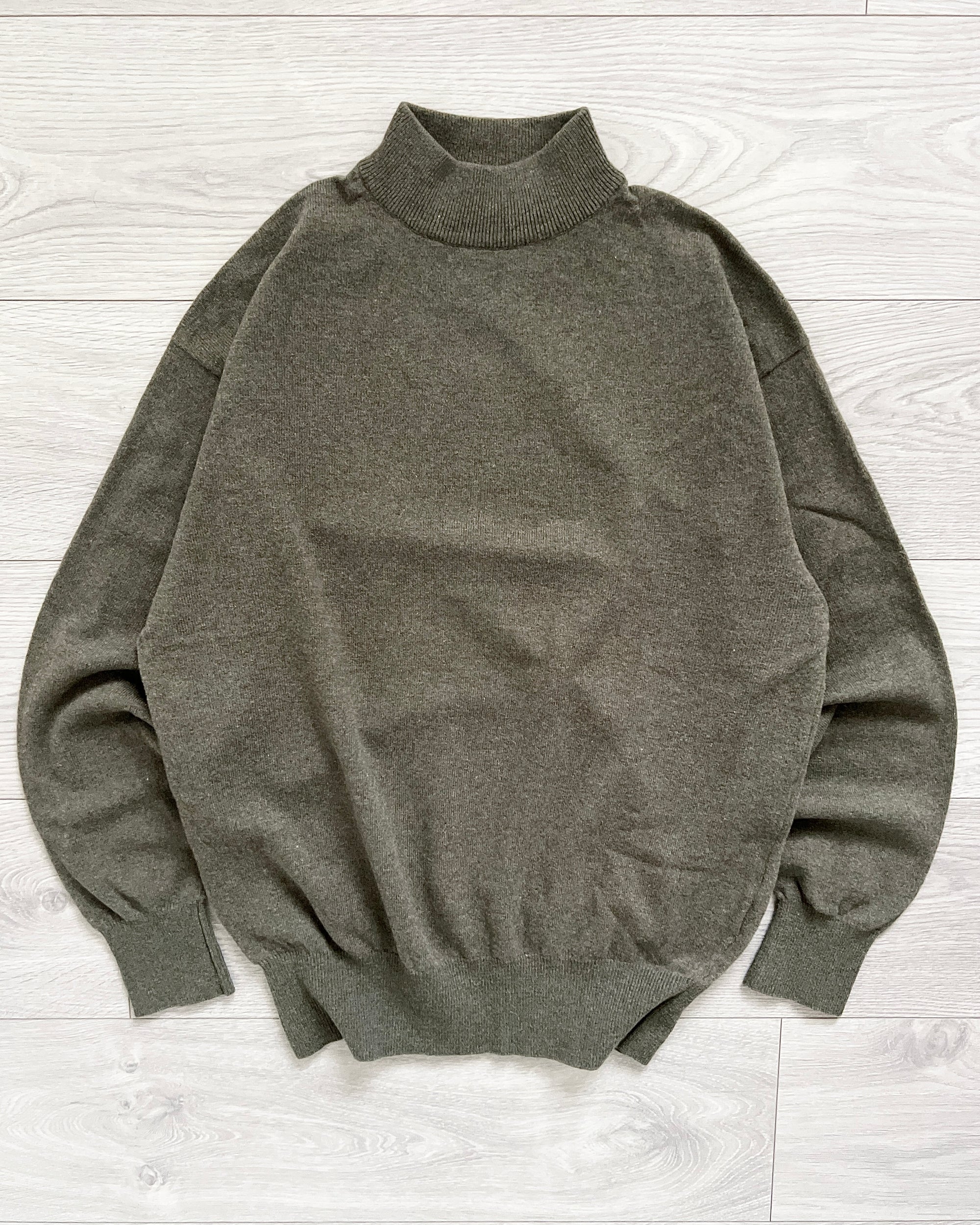 Comme Des Garcons Homme AD1991 Mock Neck Wool Sweater - Size M