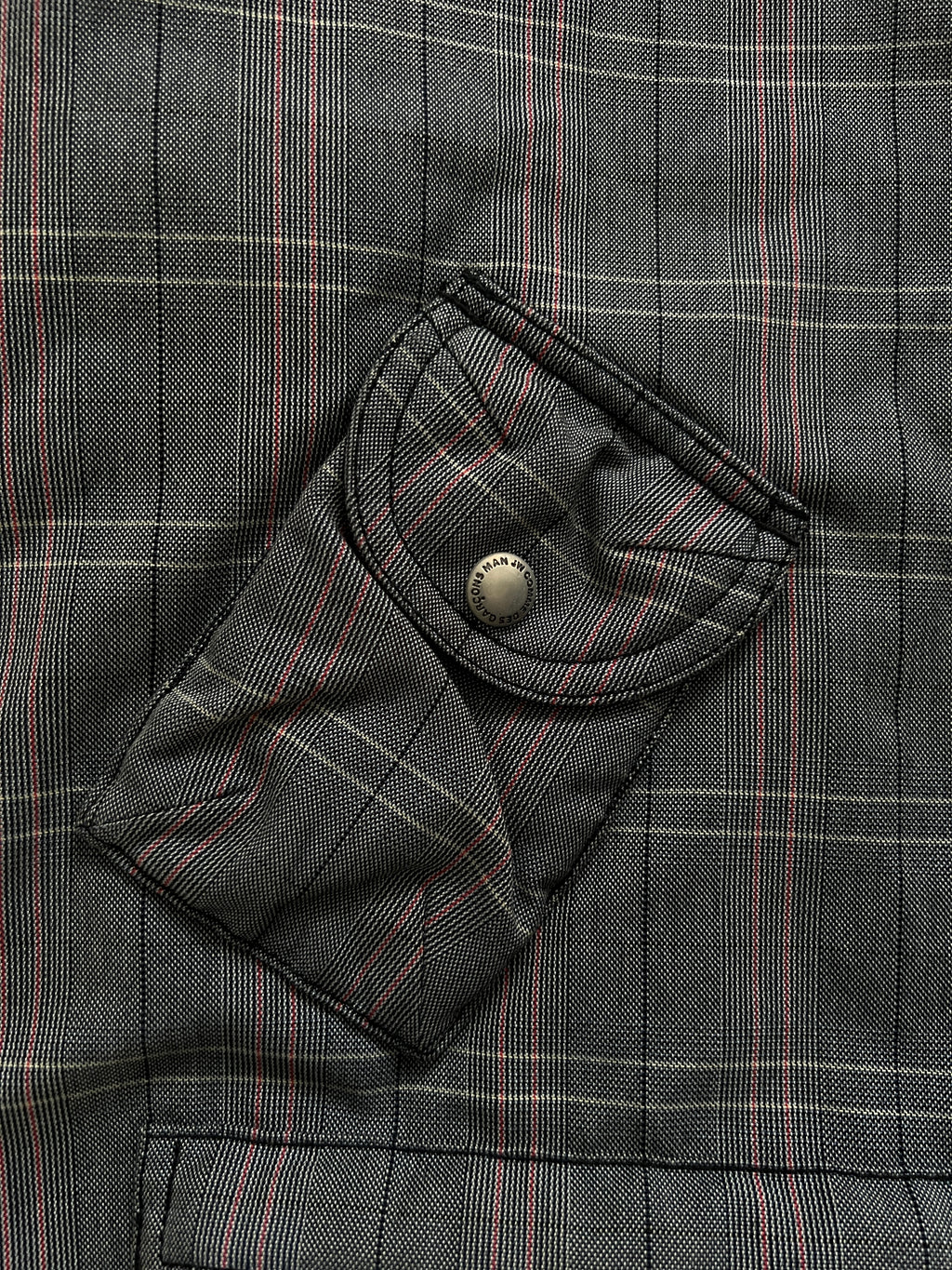 Junya Watanabe AD2004 Technical Cargo Pocket Check Jacket - Size M