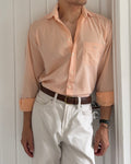 Emporio Armani 1990s Salmon Peach Shirt - Size M
