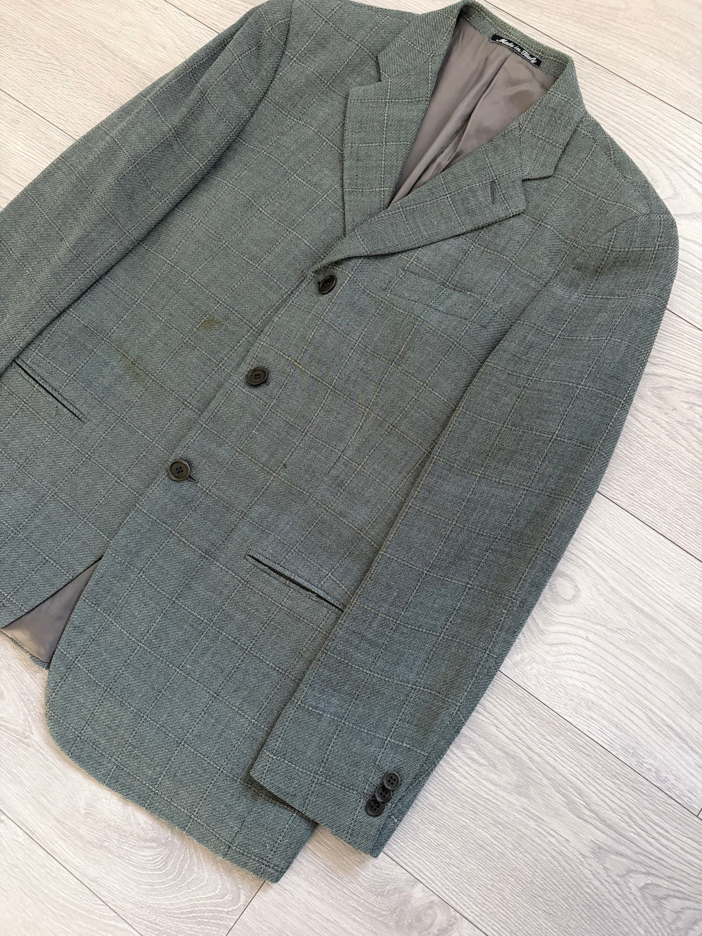 Giorgio Armani 1980s 3B Wool Textured Sport Jacket Blazer - Size M