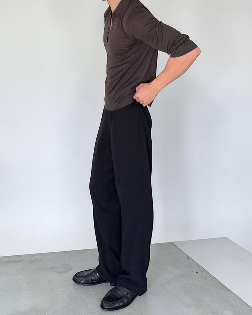 Hermes by Martin Margiela Cashmere Silk Knit Polo - Size S Mens / XL Womens