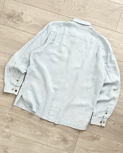 Issey Miyake SS2007 Sky Blue Linen Shirt - Size M