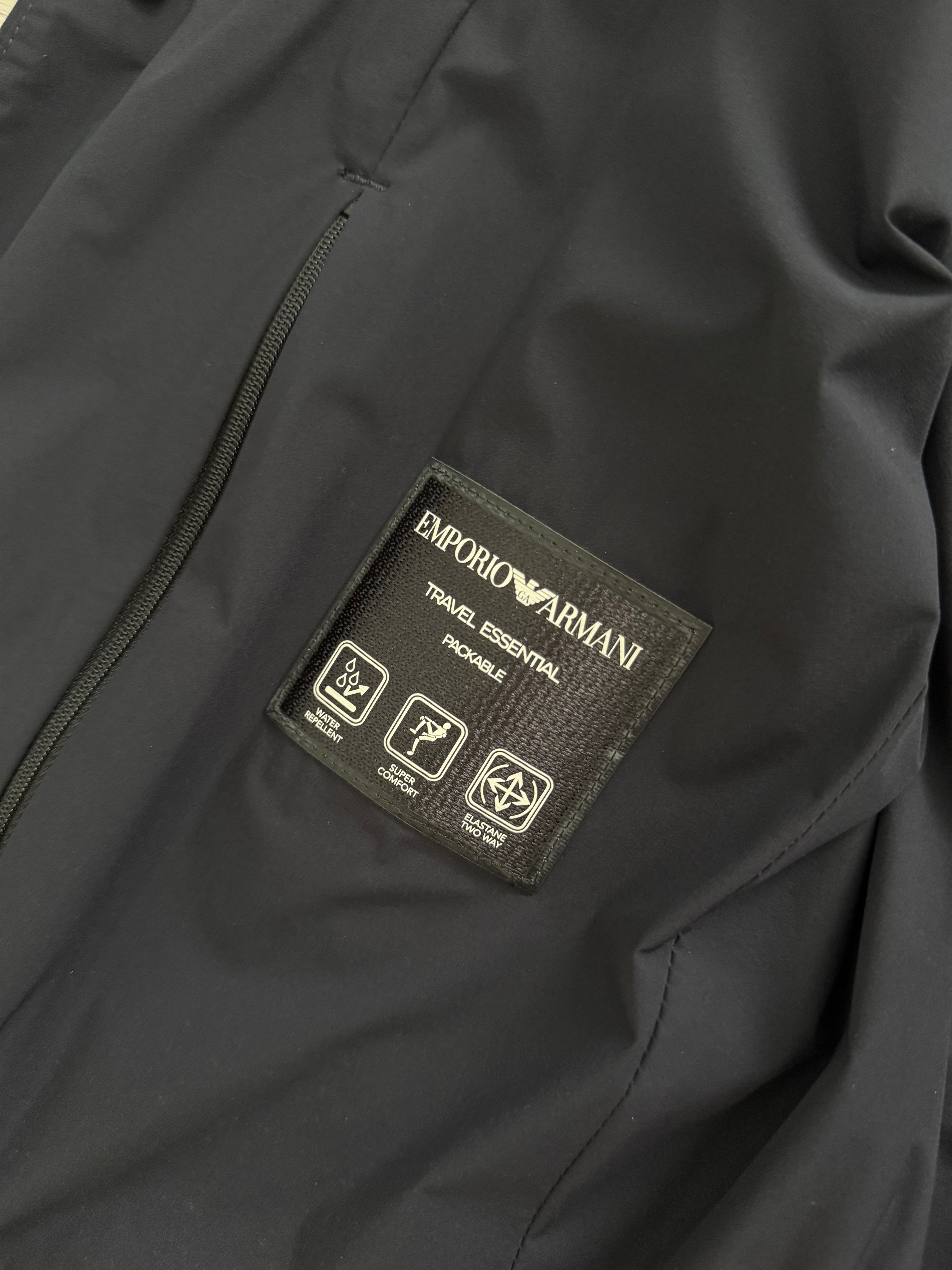 Emporio Armani Nylon Travel Suit - Size M Jacket / 32" Waist