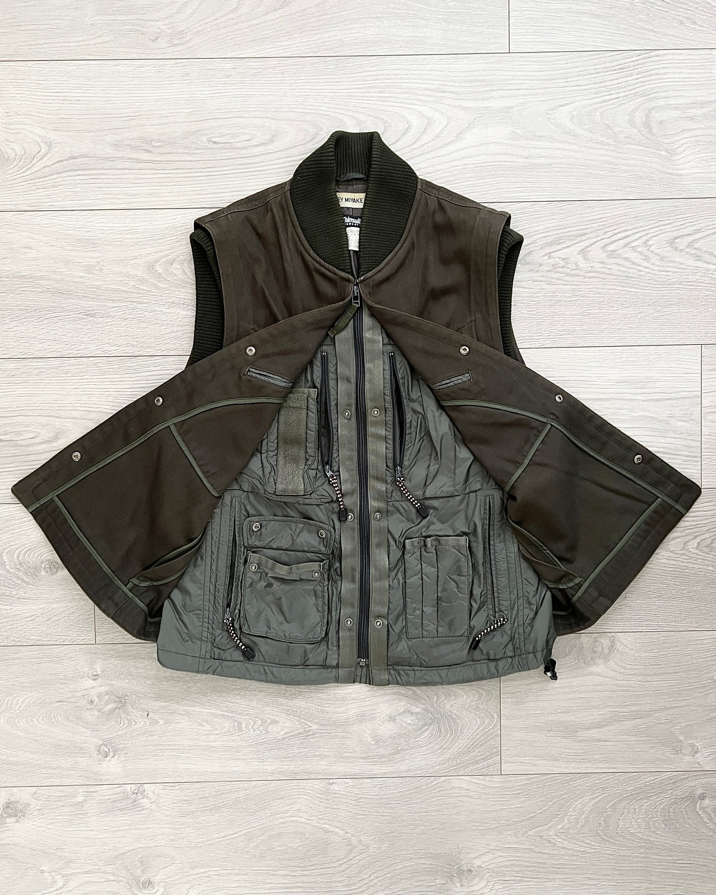 Issey Miyake Men AW2000 X-Ray Thinsulate Vest - Size M