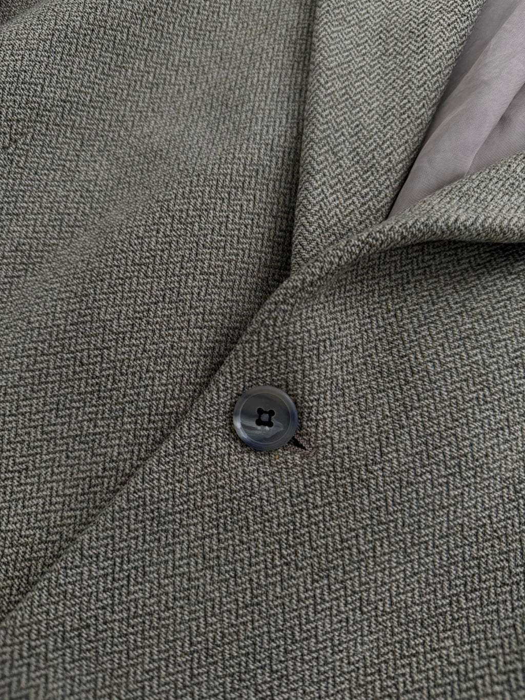 Versace 1980s 3B Tweed Textured Wool Sports Blazer Jacket - Size M