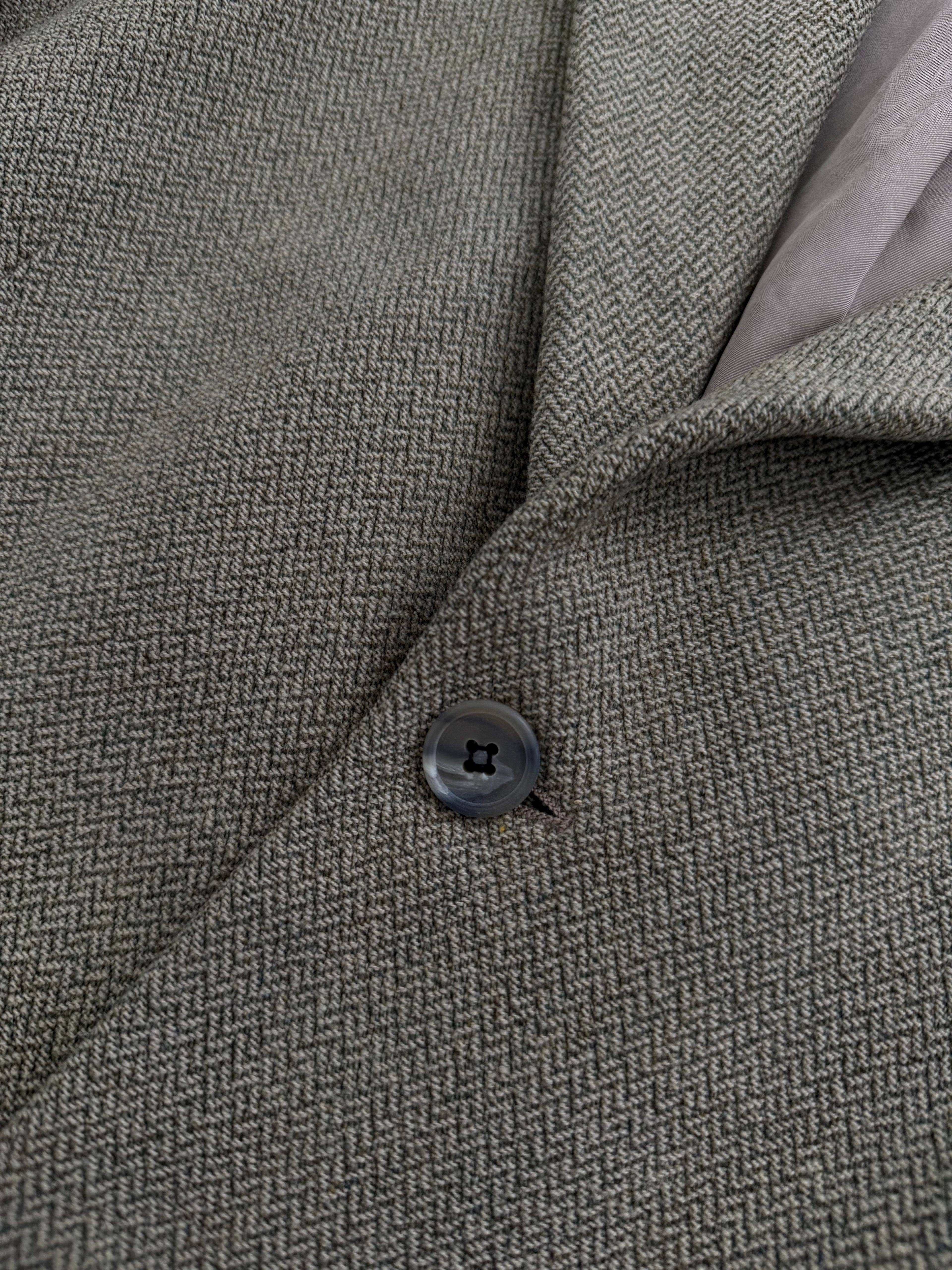 Versace 1980s 3B Tweed Textured Wool Sports Blazer Jacket - Size M