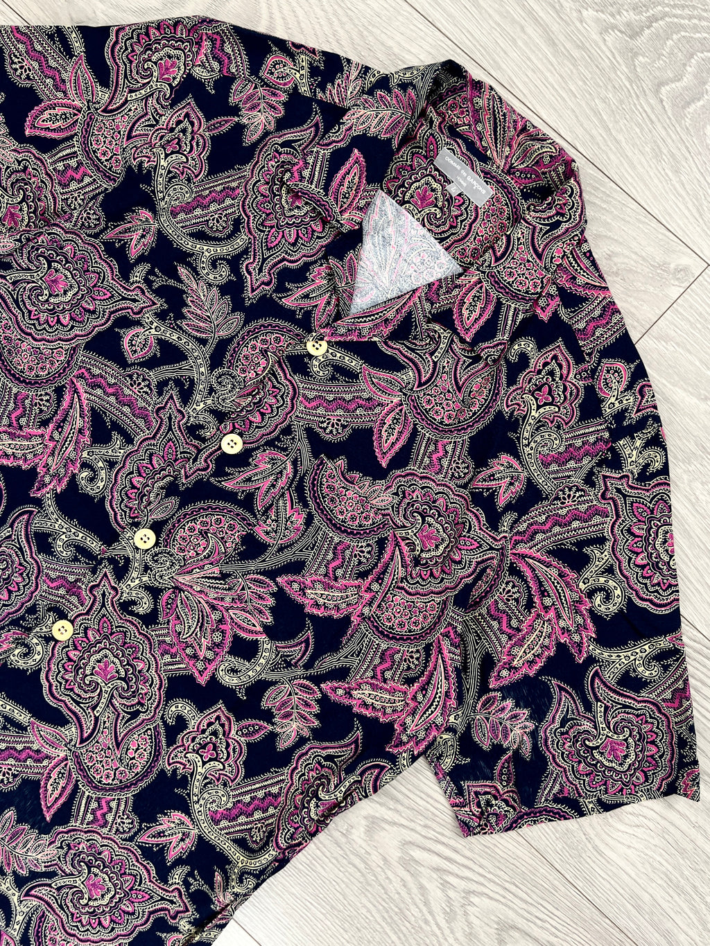 Comme Des Garcons Homme 2003 Paisley Shirt - Size M