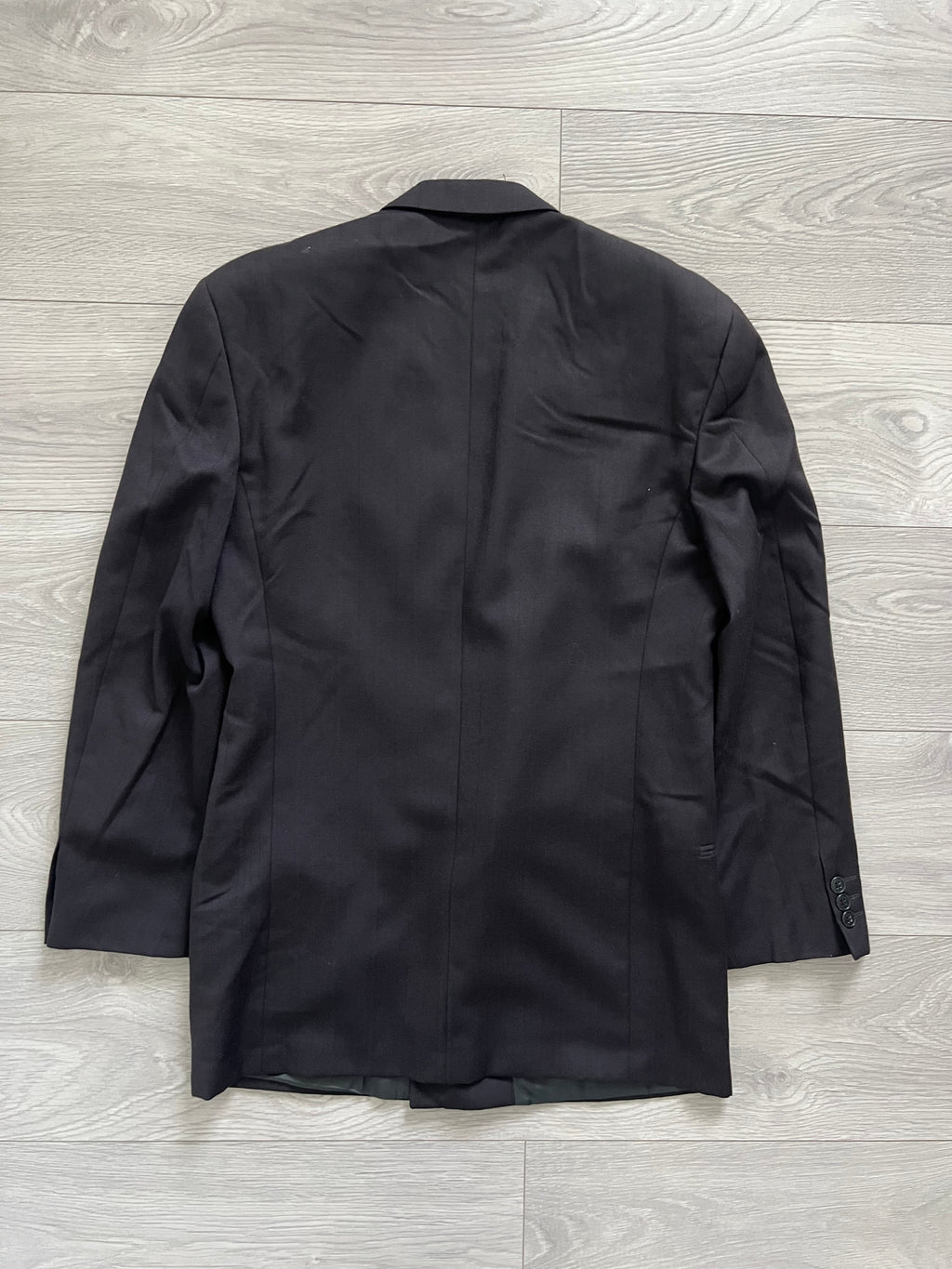 Emporio Armani 1990s Double-Breasted Pleated Relaxed Suit - Size M Jacket / 30" Waist