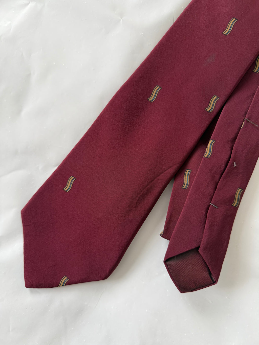 Lanvin Paris 1990s Silk Tie