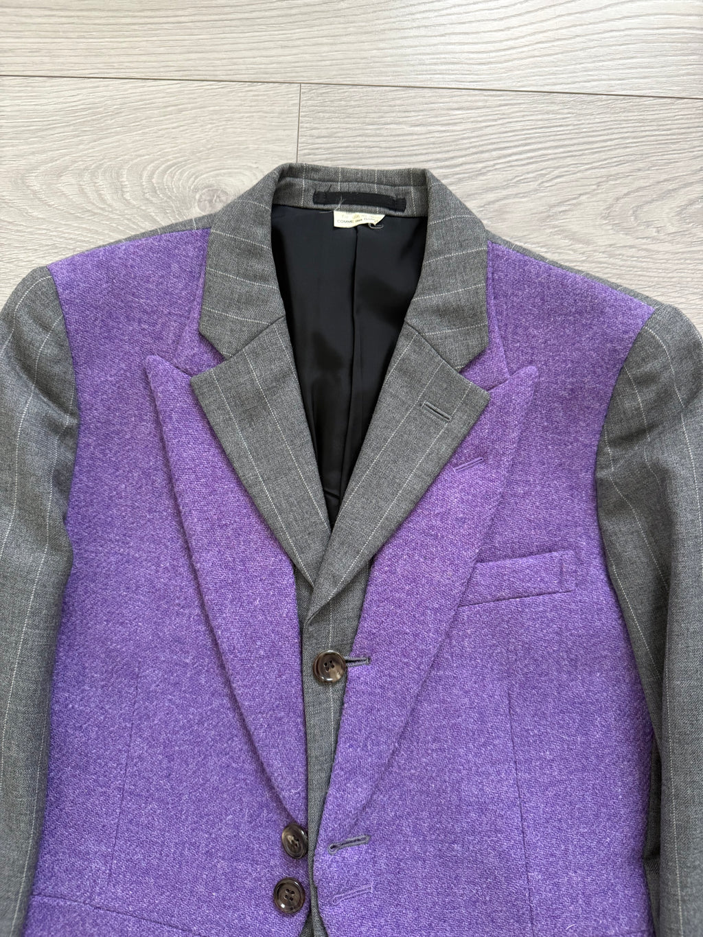 Comme Des Garcons Homme Plus AW2009 Curve Panelled Wool Suit - Size XS Jacket / 30" Waist