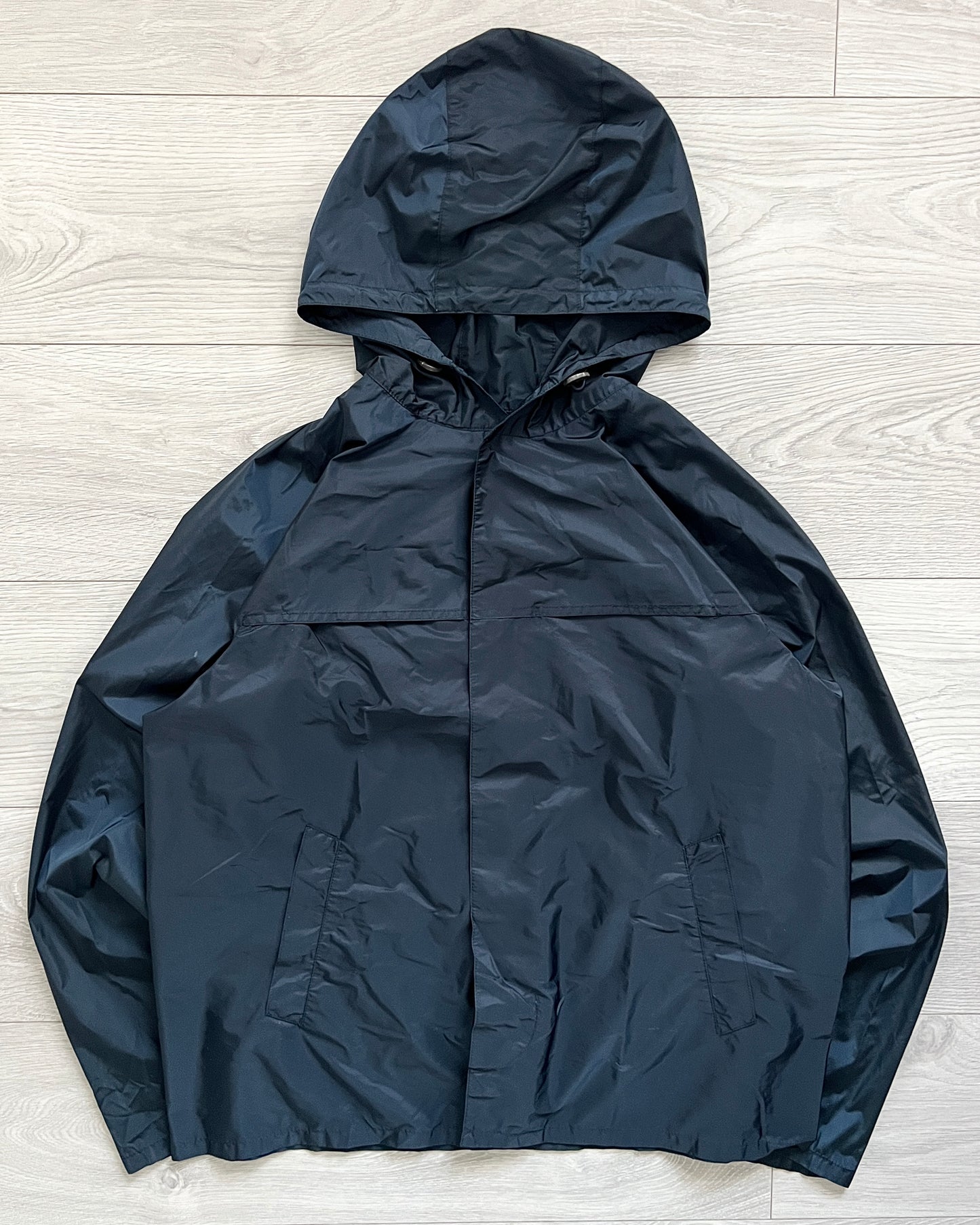 Prada Mainline 00s Packable Nylon Rain Jacket - Size XL