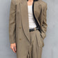 Giorgi Armani 1980s Pleated Double-Breasted Suit - Size L Jacket / 34" Waist