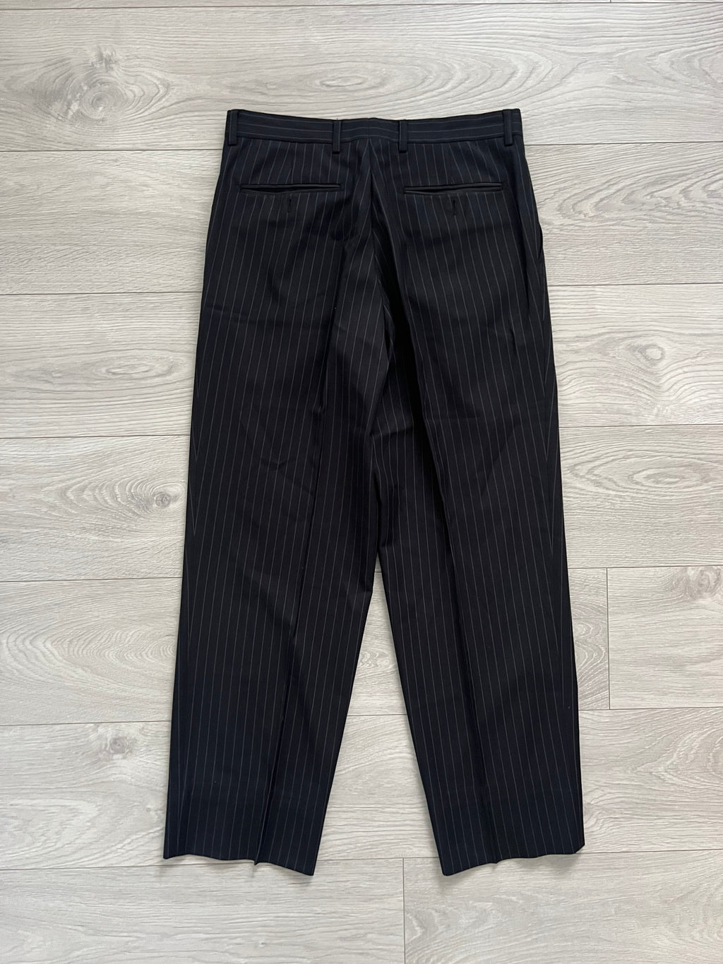 Armani 1990s Striped Pleated Relaxed Suit - Size S Jacket / 30" Waist