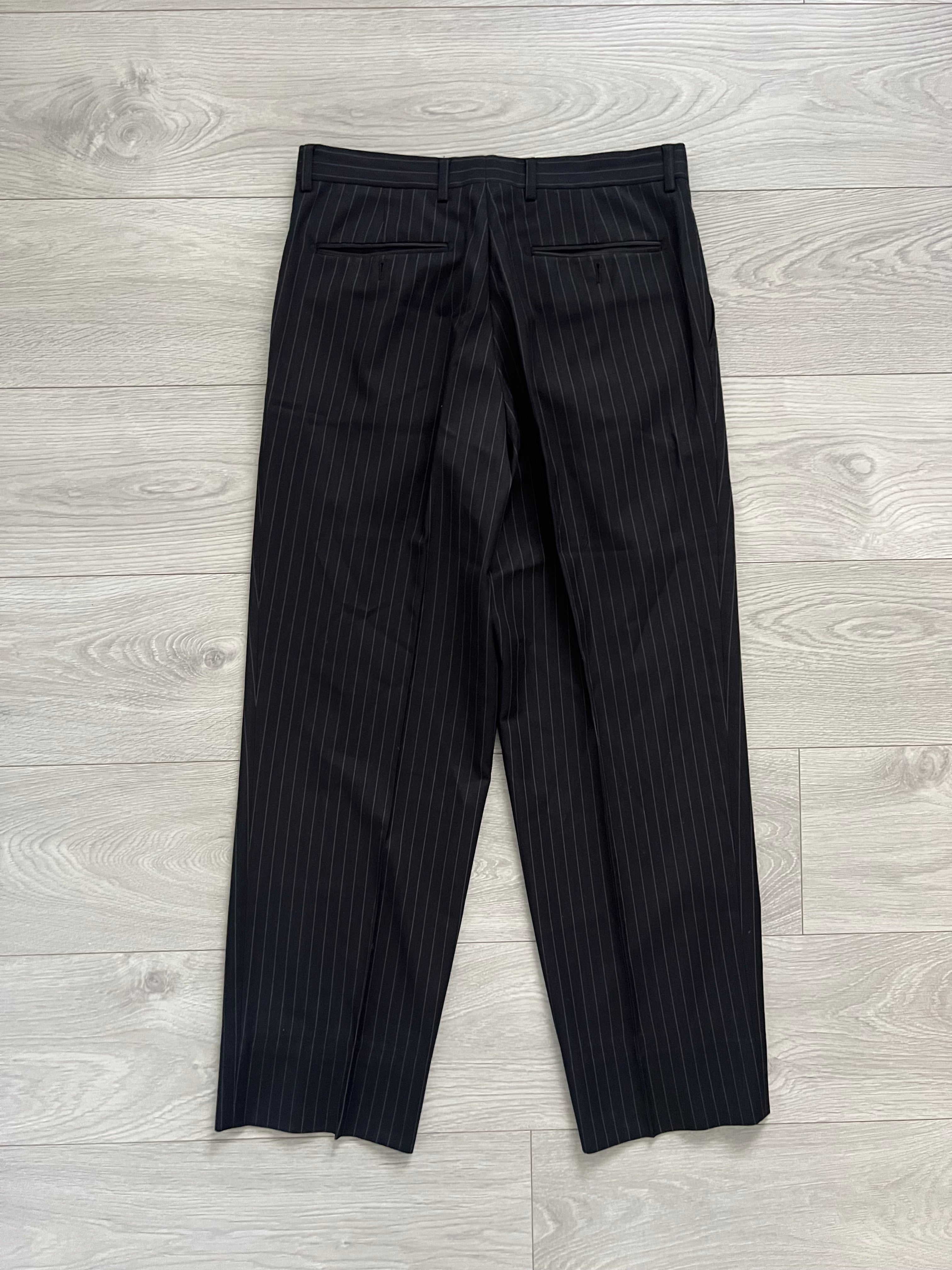 Armani 1990s Striped Pleated Relaxed Suit - Size S Jacket / 30" Waist