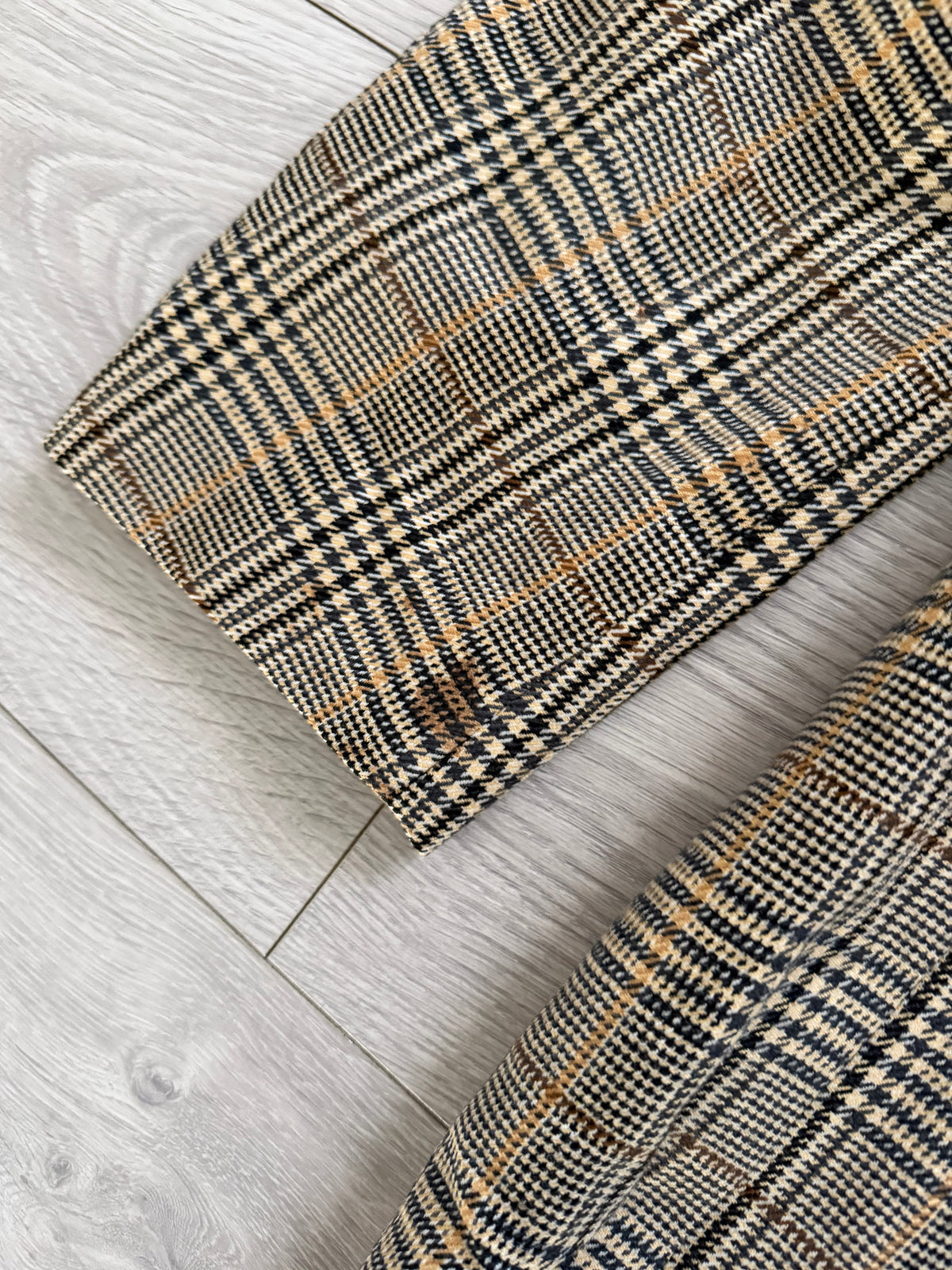 Bruno Kirches 1990s Double Breasted Check Wool Textured Sport Jacket Blazer - Size S