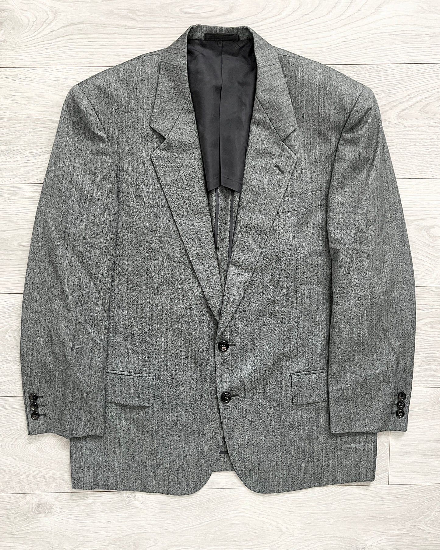 Comme Des Garcons Homme Deux 1993 Pleated Herringbone Suit - M Jacket / 30" Waist