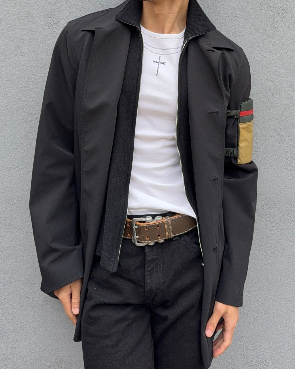 Jean Paul Gaultier 00s Cross Chain Print T-Shirt - Size S