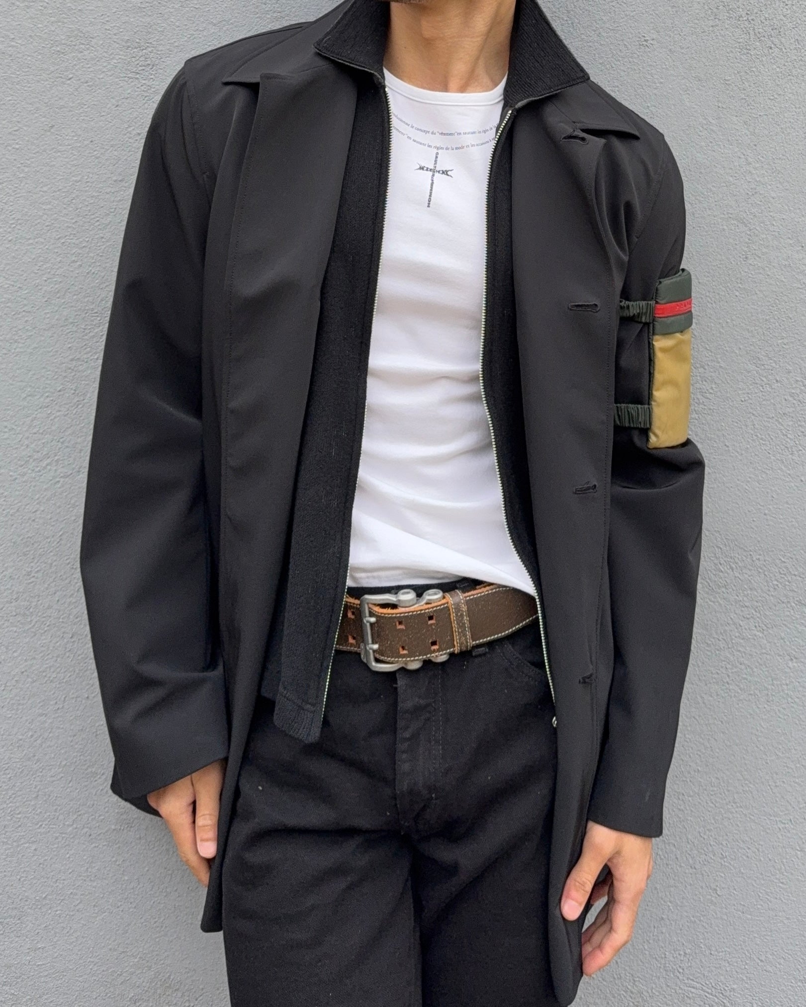 Jean Paul Gaultier 00s Cross Chain Print T-Shirt - Size S