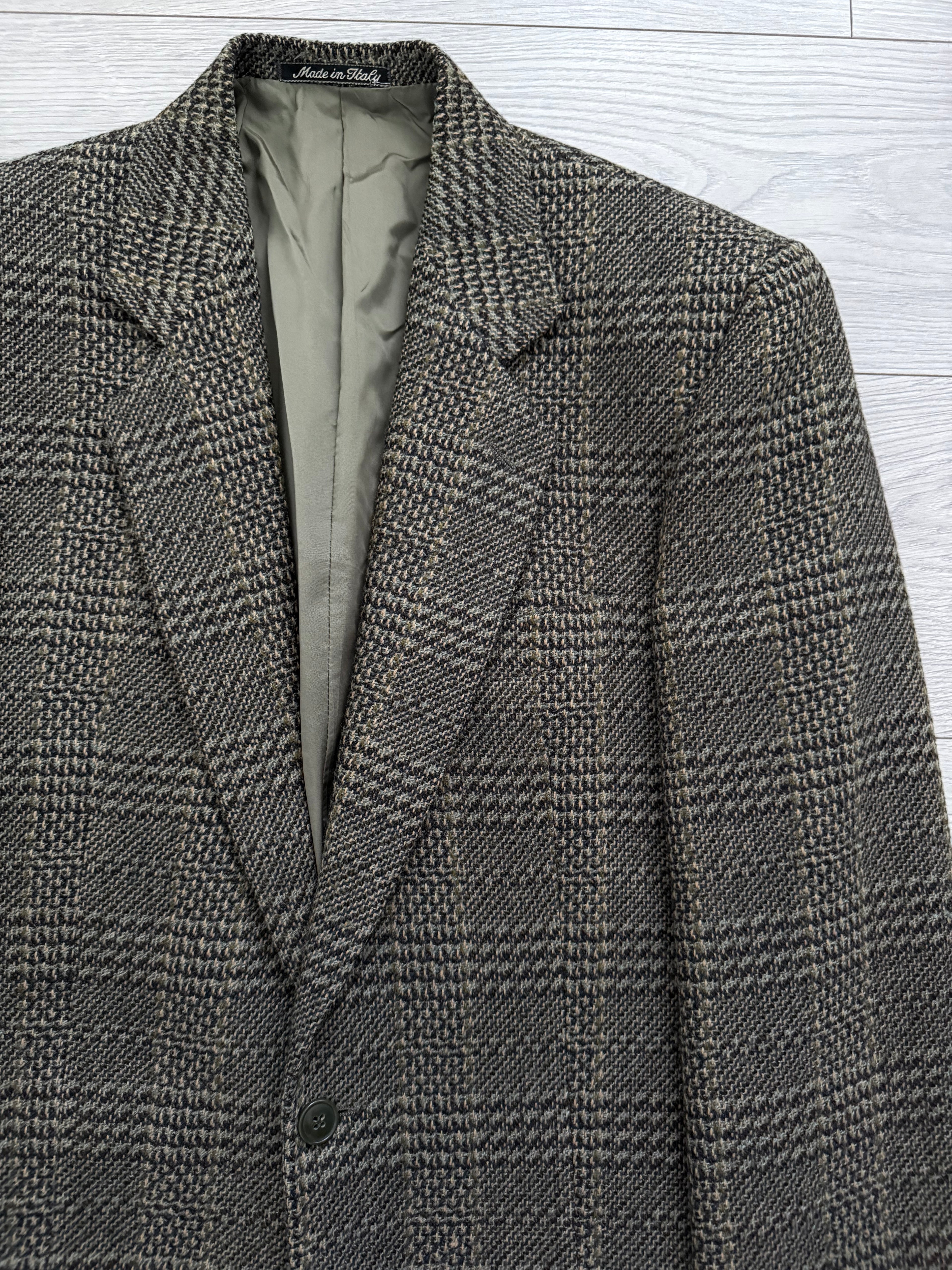 Giorgio Armani 1980s 2B Textured Wool Sports Jacket Blazer - Size S