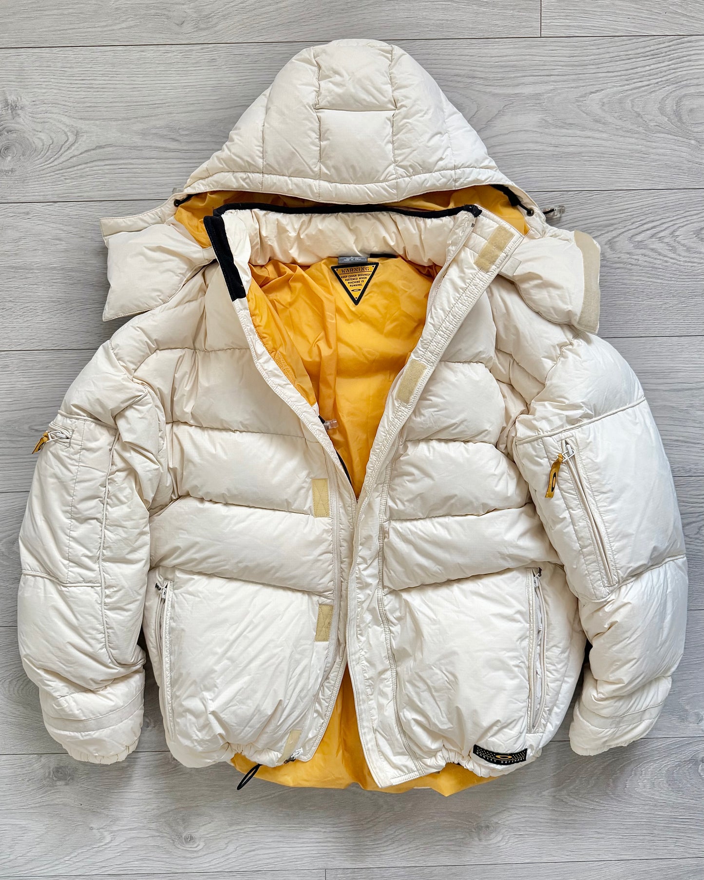 Oakley Software 2006 Technical White Down Puffer Jacket - Size L