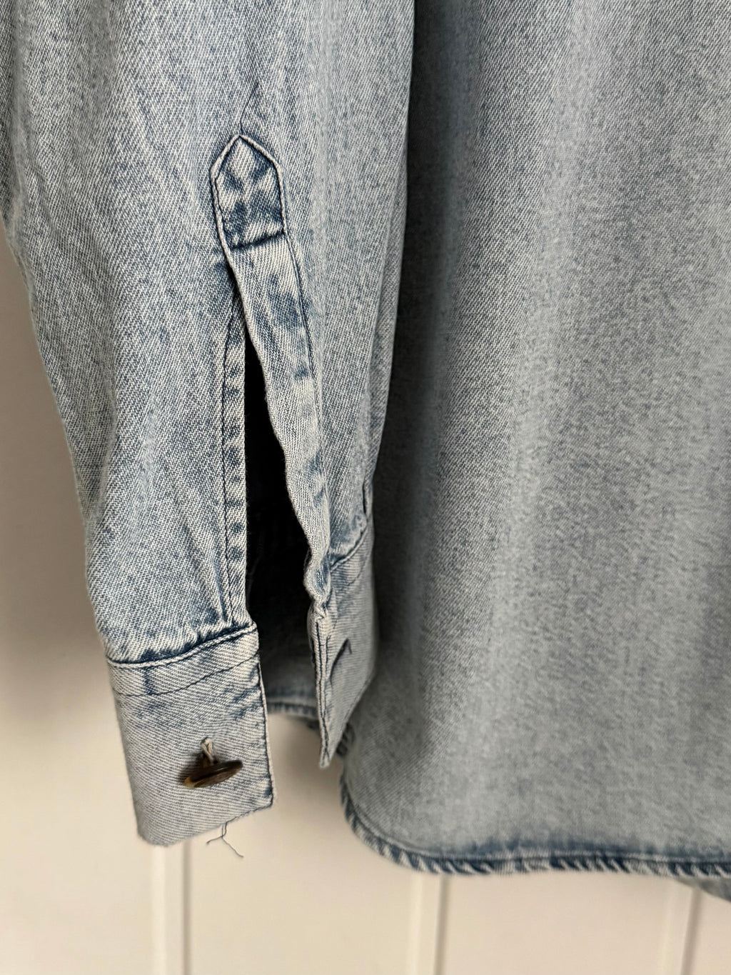 Armani 1990s Relaxed Denim Shirt - Size L