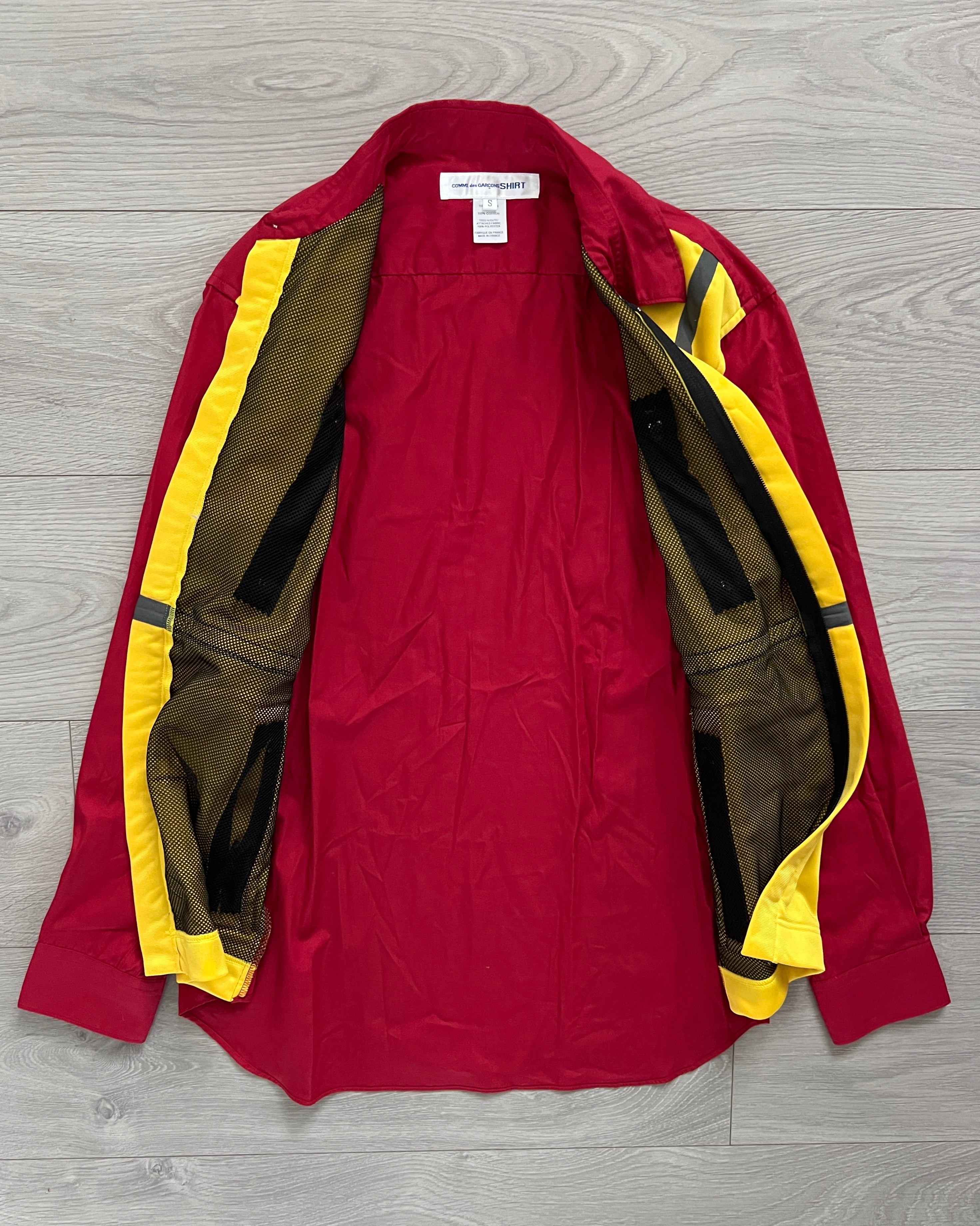 Comme Des Garcons SHIRT 2008 Technical Exposed Taped Seam Zip