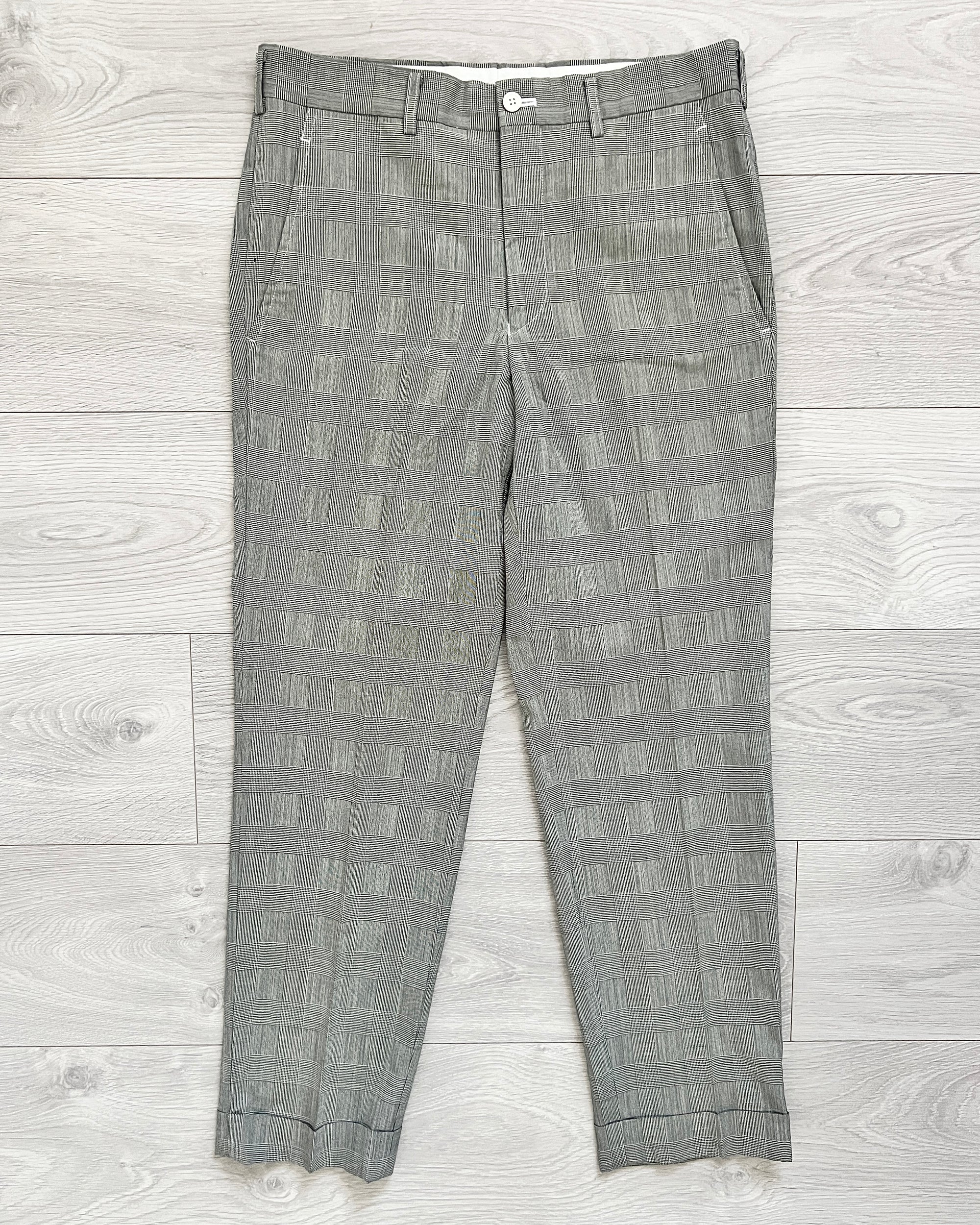 Comme Des Garcons Homme Plus SS2013 'Prince Of Wales' Check Trousers - Size 30