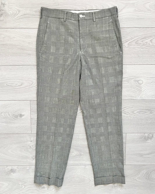 Comme Des Garcons Homme Plus SS2013 'Prince Of Wales' Check Trousers - Size 30